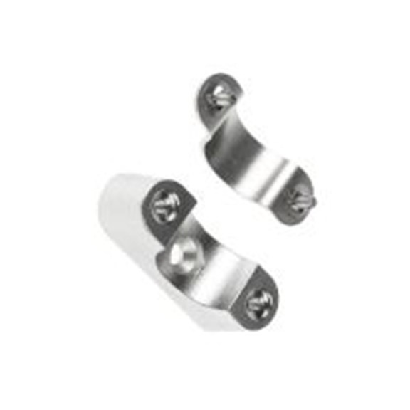 RS PRO,471-1316,316 不锈钢, 银色, 最大捆束25 mm, 螺钉固定