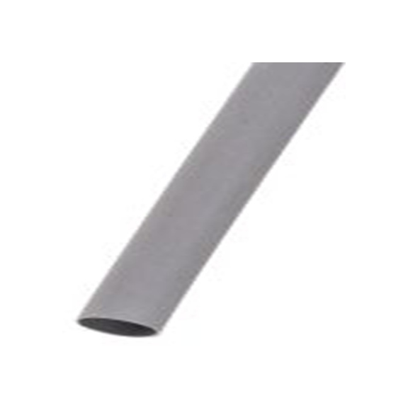 RS PRO,483-4144,RS PRO 阻燃 聚烯烃 热缩管, 灰色, Φ4.8 mm, 1.2m长, 2:1收缩比, 2.4 mm收缩径