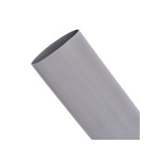 RS PRO,483-4194,RS PRO 阻燃 聚烯烃 热缩管, 灰色, Φ25.4 mm, 1.2m长, 2:1收缩比, 12.7 mm收缩径