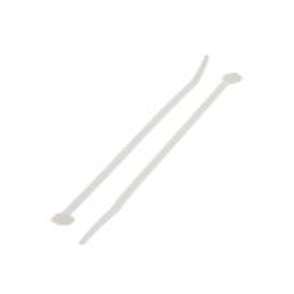 RS PRO,269-9008,尼龙 66 电缆扎带, 不易松脱, 阻燃, 天然色, 150 mm长x3.6 mm宽, 176.4N拉伸强度