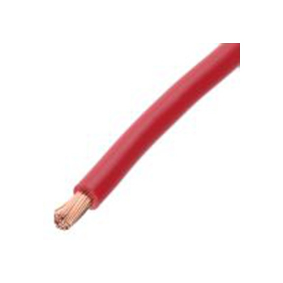 RS PRO,516-7984,红色 控制 架空电缆, 10 mm², 25 m长 80/0.4 mm, 7 AWG 聚氯乙烯, 聚氯乙烯, 600 V, 最高70 °C, FLEXIBLE BK系列