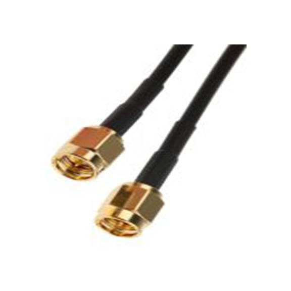 RS PRO,526-0409,RG174/U 同轴电缆, 520 mm长, 50 Ω, 端接, 黑色, SMA系列