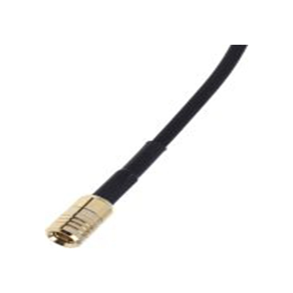 RS PRO,526-0459,RG174 同轴电缆, 525 mm长, 50 Ω, 端接, 黑色, SMB系列