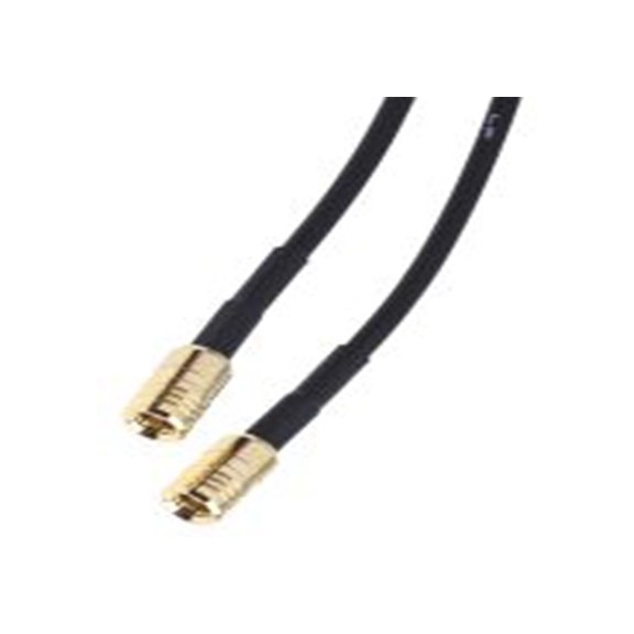 RS PRO,526-0465,RG174 同轴电缆, 1 m长, 50 Ω, 端接, 黑色, SMB系列