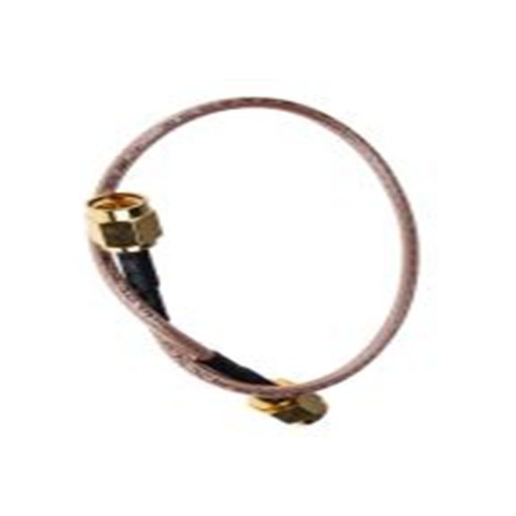 RS PRO,526-0487,RG316/U 同轴电缆, 255 mm长, 50 Ω, 端接, 黑色, SMA系列