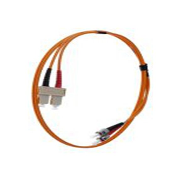 RS PRO,535-7446,OM1 接插线 光纤电缆, 1 m长, Φ125 μm线芯, 低烟，无卤 橙色护套