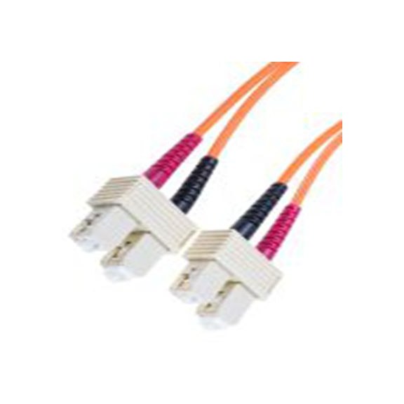 RS PRO,535-7503,OM1 接插线 光纤电缆, 3 m长, Φ125 μm线芯, 低烟，无卤 橙色护套