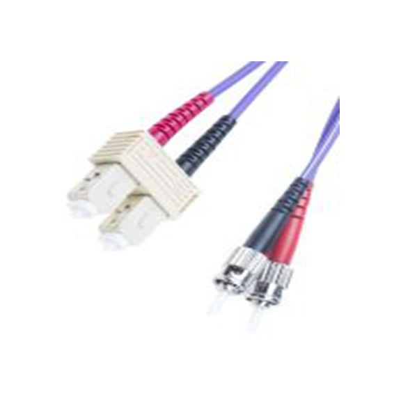 RS PRO,536-6276,OM3 多模 光纤电缆, 2 m长, Φ125 μm线芯, 低烟，无卤 紫色护套