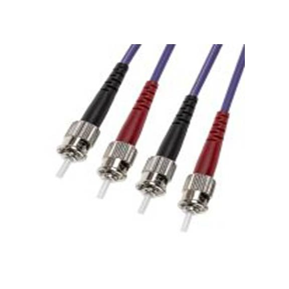 RS PRO,536-6490,OM3 多模 光纤电缆, 1 m长, Φ125 μm线芯, 低烟，无卤 紫色护套