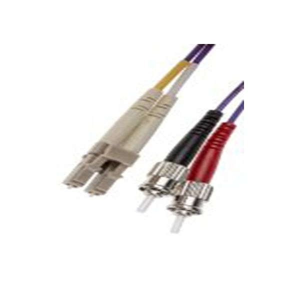 RS PRO,536-6793,OM3 单工/双工 光纤电缆, 5 m长, Φ125 μm线芯, 低烟，无卤 浅绿色, 紫色护套