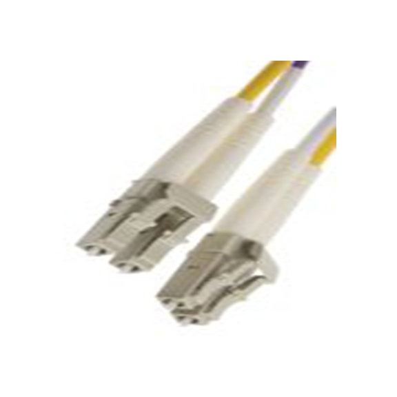 RS PRO,536-6838,OM3 单工/双工 光纤电缆, 10 m长, Φ125 μm线芯, 低烟，无卤 浅绿色, 紫色护套