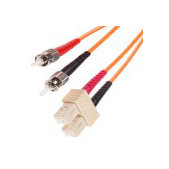 RS PRO,536-6951,OM2 单工/双工 光纤电缆, 10 m长, Φ125 μm线芯, 低烟，无卤 橙色护套