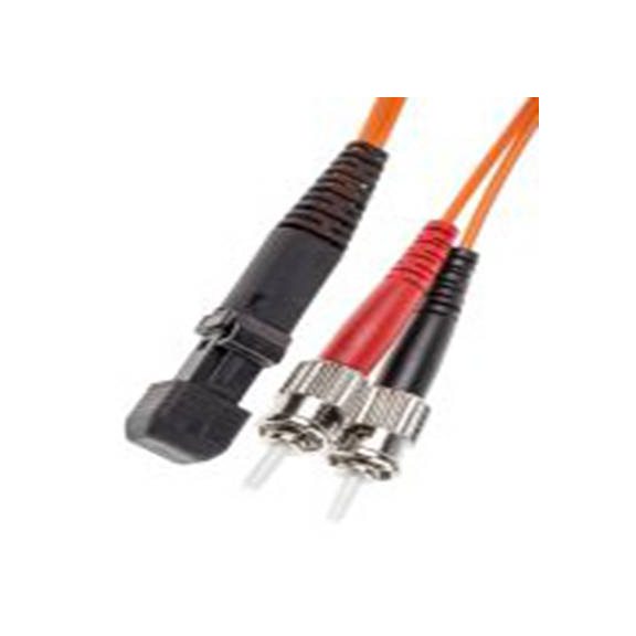 RS PRO,536-7500,OM2 多模 光纤电缆, 2 m长, Φ125 μm线芯, 低烟，无卤 橙色护套