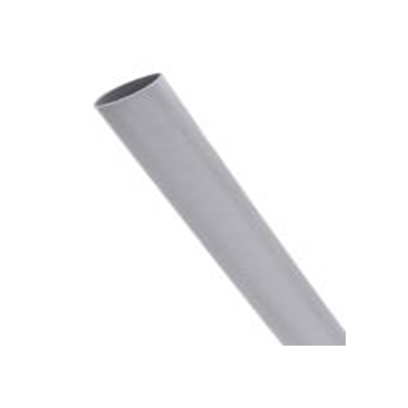RS PRO,537-8099,RS PRO 阻燃 聚烯烃 热缩管, 灰色, Φ19.1 mm, 1.2m长, 2:1收缩比, 9.5 mm收缩径