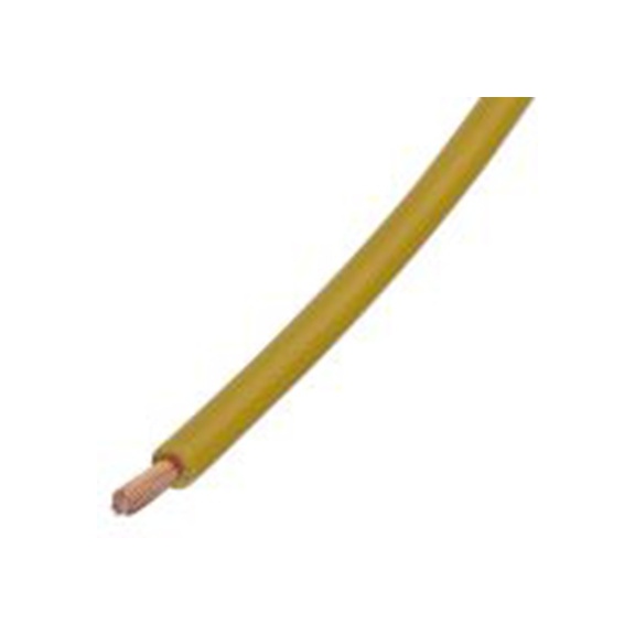 RS PRO,544-1822,黄色 无屏蔽, 设备电线 2491X 架空电缆, 2.5 mm², 100 m长 50/0.25 mm, 13 AWG 聚氯乙烯, 750 V, 最高70 °C, H0