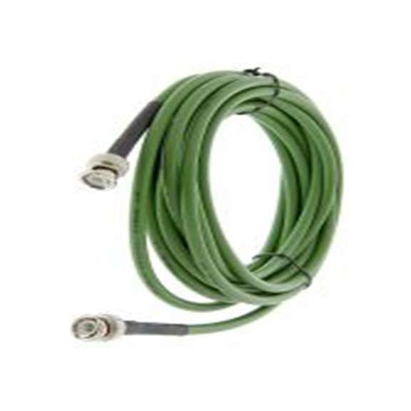 RS PRO,546-2863,KX6A 同轴电缆, 5 m长, 50 Ω, 端接, 绿色, BNC系列