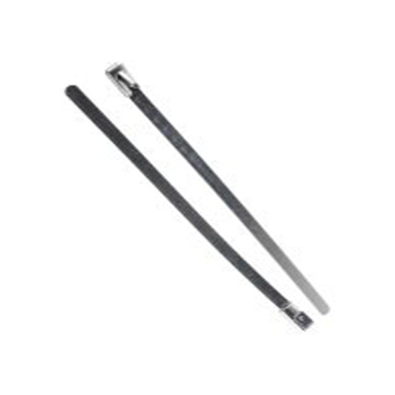 RS PRO,547-4434,316 不锈钢 电缆扎带, 滚珠, 阻燃, 金属, 125 mm长x4.6 mm宽, 670N拉伸强度