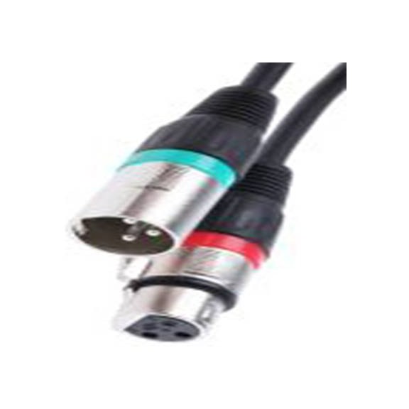 RS PRO,548-8950,3 m 卡侬线, XLR 母插转XLR 公, 黑色