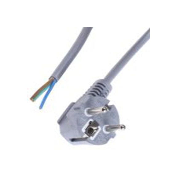 RS PRO,626-6672,2.5 m 电源线, 250 V, CEE 7/7转无端接 聚氯乙烯, 灰色, 符合CE标准