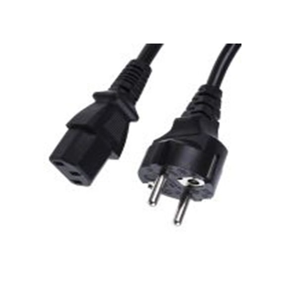 RS PRO,626-6751,1 m 电源线, 250 V, 直向转直 聚氯乙烯, 黑色, 符合VDE, ENEC标准