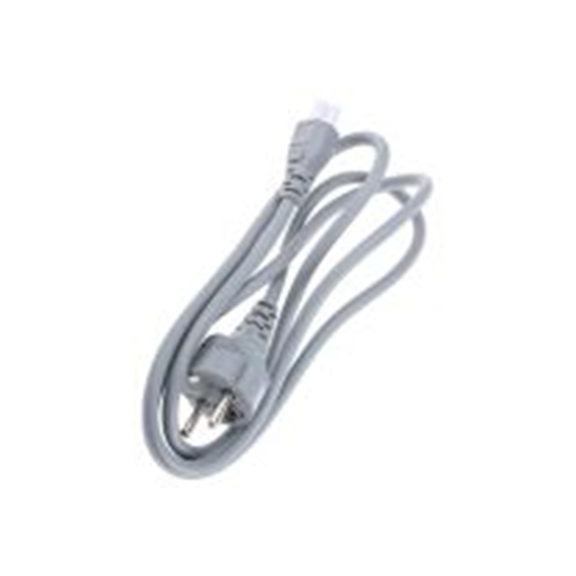 RS PRO,626-6767,1.5 m 电源线, 250 V, 直向转直 聚氯乙烯, 灰色, 符合ENEC, VDE标准