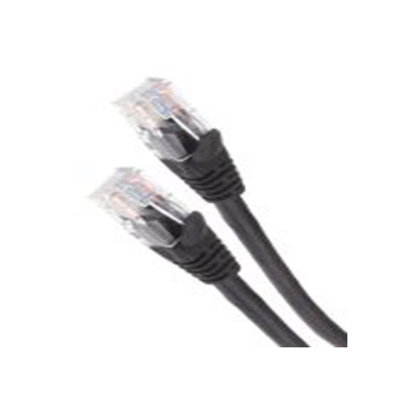 RS PRO,657-2078,1 m Cat5e 以太网电缆, 无屏蔽, 黑色 低烟，无卤护套, RJ45 公转RJ45 公