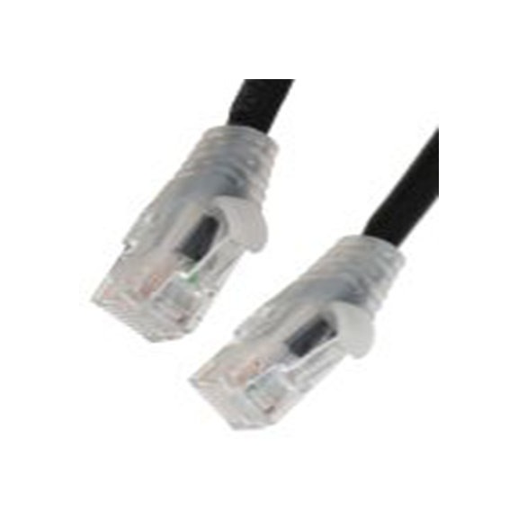 RS PRO,657-2107,5 m 6 类 以太网电缆, U/UTP屏蔽, 黑色 低烟，无卤护套, RJ45 公转RJ45 公
