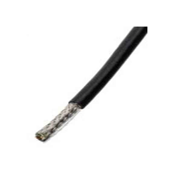 RS PRO,660-0407,RS PRO 9芯屏蔽多芯线, 0.055 mm², 30 awg, PVC黑色护套