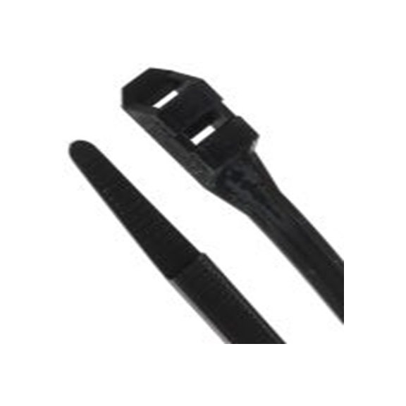 RS PRO,666-4679,尼龙 66 电缆扎带, 双重锁定, 阻燃, 黑色, 235 mm长x9 mm宽, 539N拉伸强度