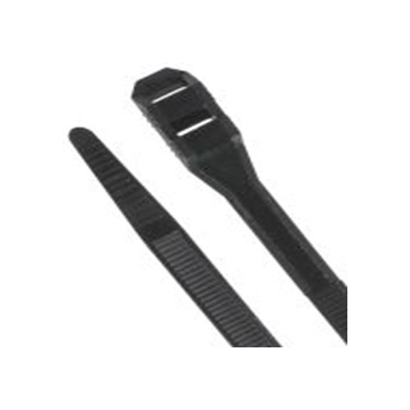 RS PRO,666-4688,尼龙 66 电缆扎带, 双重锁定, 阻燃, 黑色, 265 mm长x9 mm宽, 539N拉伸强度