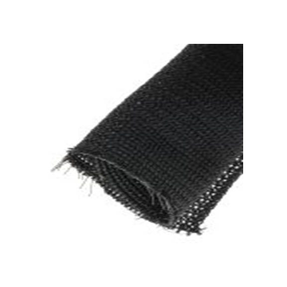 RS PRO,668-1289,聚乙烯对苯二酸盐 黑色 电缆套管, 3m长 编织层 34 mm