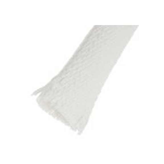 RS PRO,668-1298,可扩展 玻璃纤维 天然色 电缆套管, 5m长 编织层, 1kV介质强度 55 mm