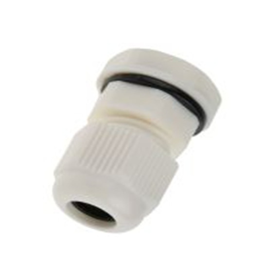 RS PRO,669-4642,尼龙 66 电缆接头, M12, 3 mm至6.5 mm线径, IP68, 白色 包括锁紧螺母