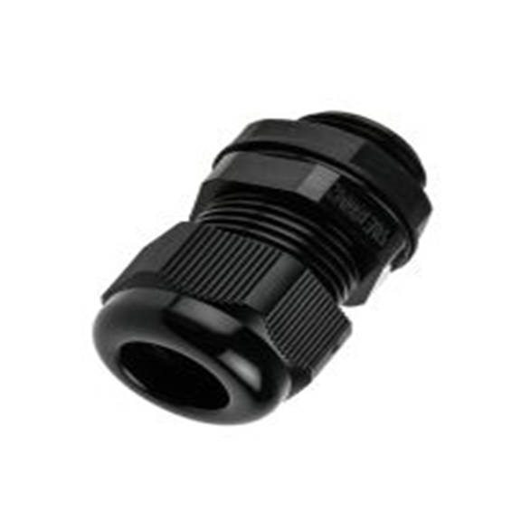 RS PRO,669-4673,尼龙 66 电缆接头, M20, 10 mm至14 mm线径, IP68, 黑色 包括锁紧螺母