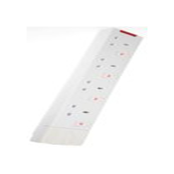 RS PRO,696-3613,白色 移动插座, 额定电压24 V, 4个 G 型插座