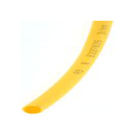 RS PRO,700-4475,RS PRO 阻燃 聚烯烃 热缩管, 黄色, Φ3 mm, 10m长, 3:1收缩比, 1 mm收缩径, RS PRO系列