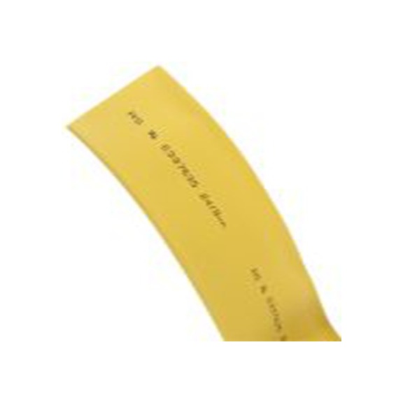 RS PRO,700-4715,RS PRO 阻燃 聚烯烃 热缩管, 黄色, Φ6.4 mm, 8m长, 2:1收缩比, 3.2 mm收缩径