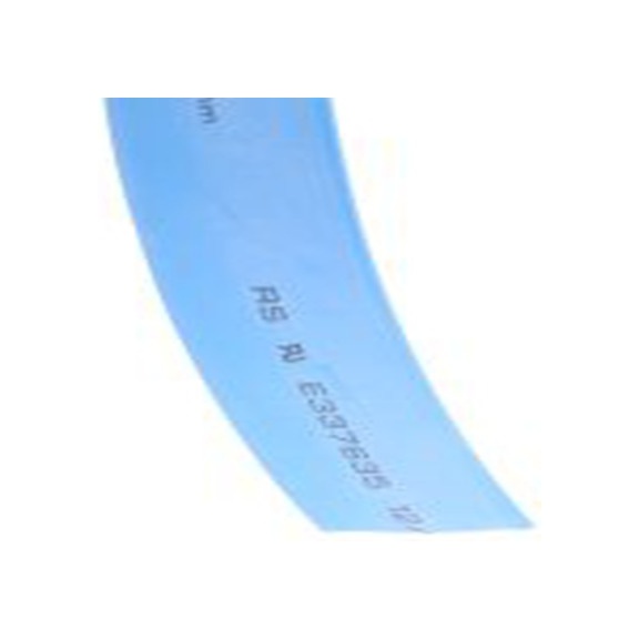 RS PRO,700-4504,RS PRO 阻燃 聚烯烃 热缩管, 蓝色, Φ12 mm, 4m长, 3:1收缩比, 4 mm收缩径, RS PRO系列