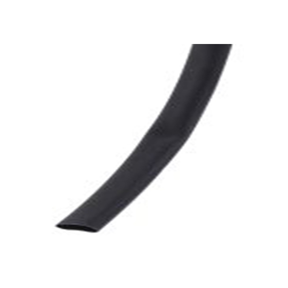RS PRO,700-4649,RS PRO 阻燃 聚烯烃 热缩管, 黑色, Φ4.8 mm, 9m长, 2:1收缩比, 2.4 mm收缩径