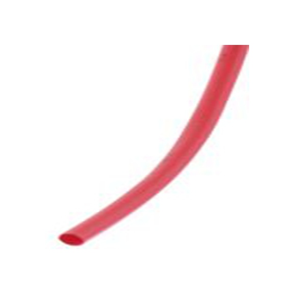 RS PRO,700-4677,RS PRO 阻燃 聚烯烃 热缩管, 红色, Φ1.6 mm, 10m长, 2:1收缩比, 0.8 mm收缩径