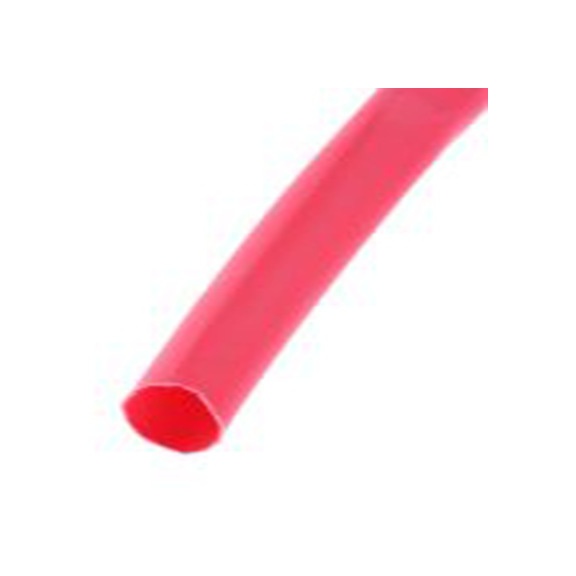 RS PRO,700-4686,RS PRO 阻燃 聚烯烃 热缩管, 红色, Φ6.4 mm, 8m长, 2:1收缩比, 3.2 mm收缩径