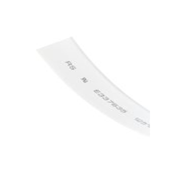 RS PRO,700-4784,RS PRO 阻燃 聚烯烃 热缩管, 白色, Φ12.7 mm, 6m长, 2:1收缩比, 6.4 mm收缩径