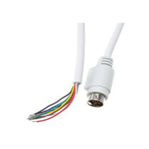 RS PRO,724-1150,RS PRO DIN线, 2 m长, 模制插头 公转自由端 公, 白色