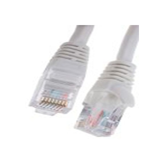 RS PRO,738-8445,2 m Cat5e 以太网电缆, U/UTP屏蔽, 白色 聚氯乙烯护套, RJ45 公转RJ45 公