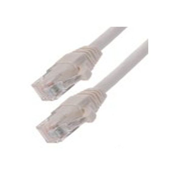 RS PRO,738-8458,5 m Cat5e 以太网电缆, U/UTP屏蔽, 白色 聚氯乙烯护套, RJ45 公转RJ45 公