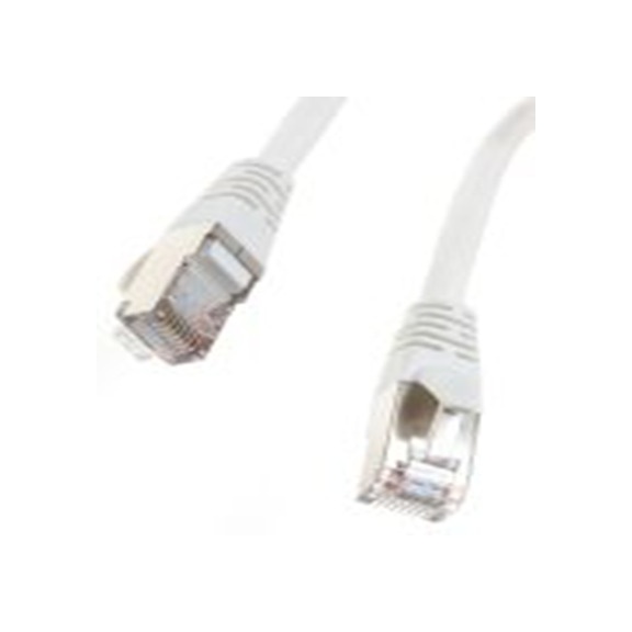 RS PRO,738-8461,3 m Cat5e 以太网电缆, F/UTP屏蔽, 白色 聚氯乙烯护套, RJ45 公转RJ45 公