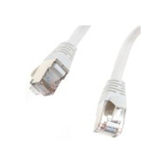 RS PRO,738-8467,2 m Cat5e 以太网电缆, F/UTP屏蔽, 白色 聚氯乙烯护套, RJ45 公转RJ45 公