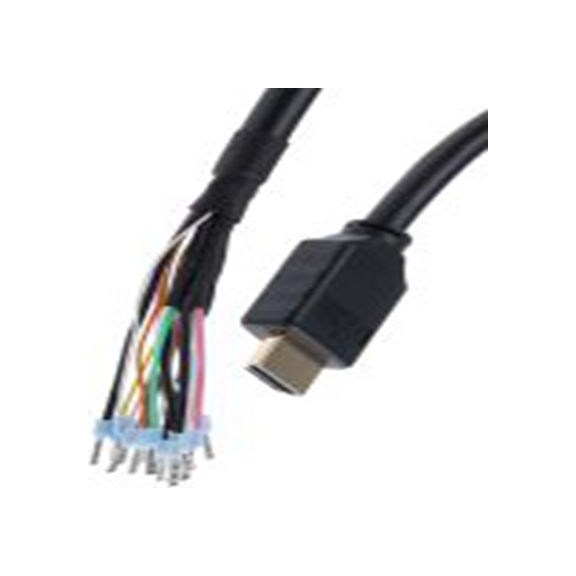 RS PRO,740-6676,HDMI 电缆, 无端接 公转, 5 m长, 黑色