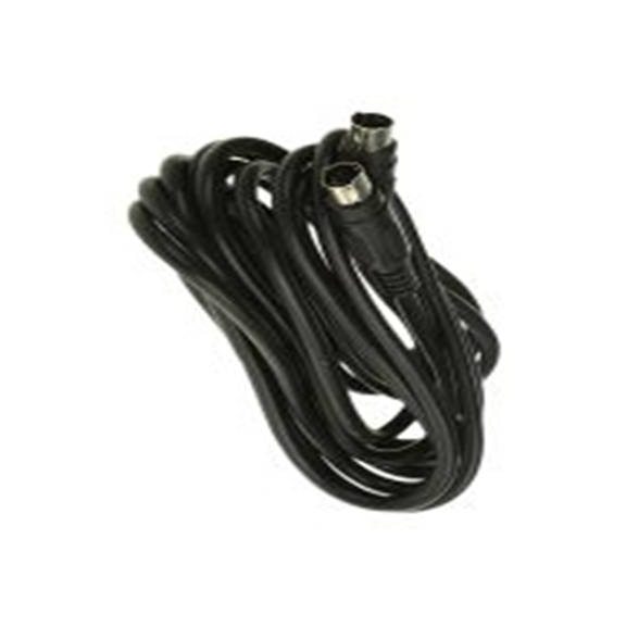 RS PRO,742-4270,RS PRO DIN线, 3 m长, Mini DIN 公转Mini DIN 公, 黑色