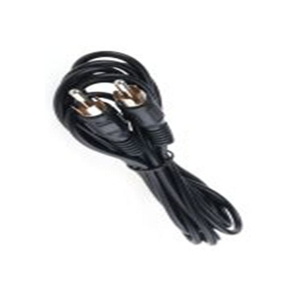 RS PRO,742-4292,RS PRO 辅助电缆, RCA 公转RCA 公, 2 m长, 黑色